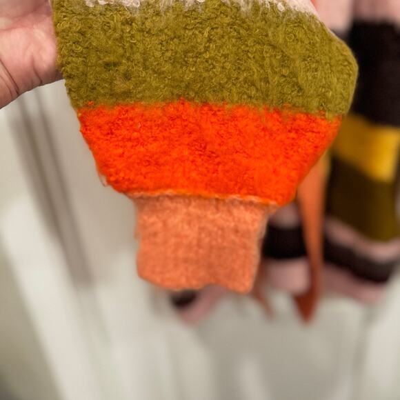 Free People hooded cardigan sweater multi color women size medium - Picture 4 of 9